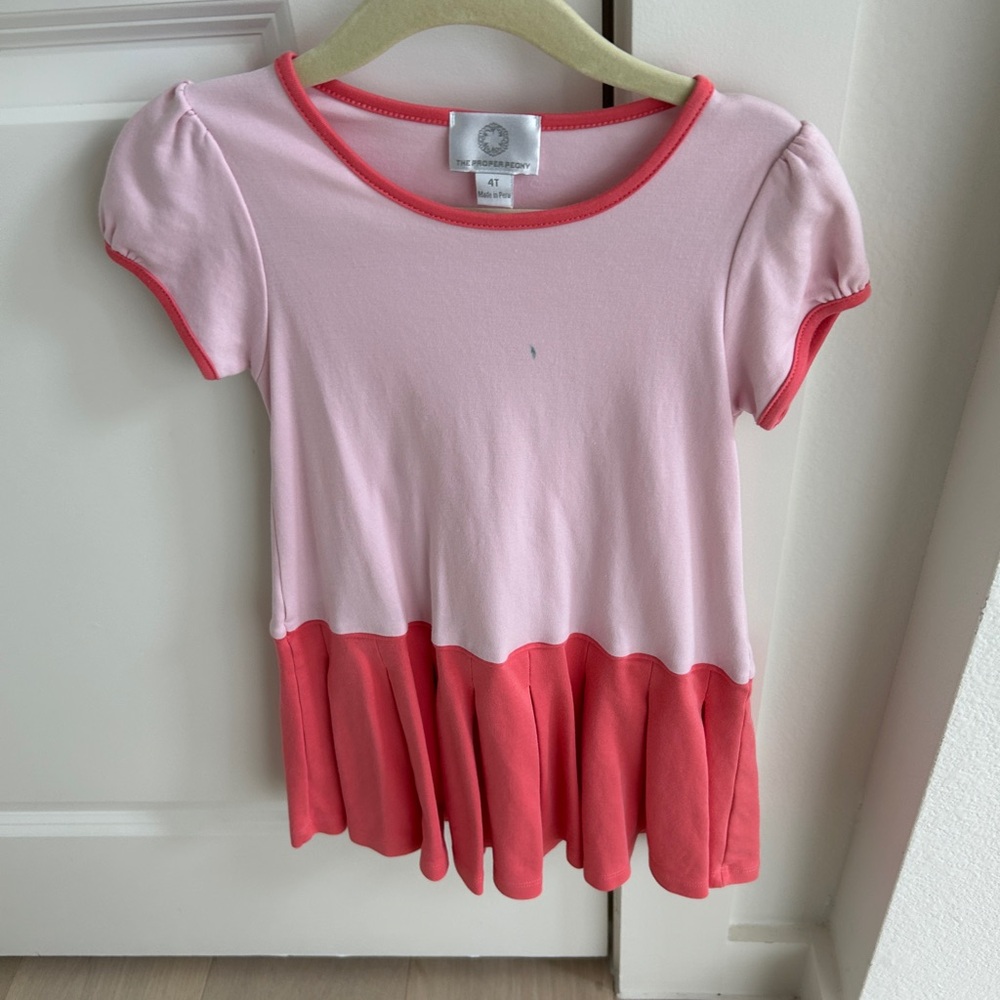 The Proper Peony Girl’s Pink Dress size 4T